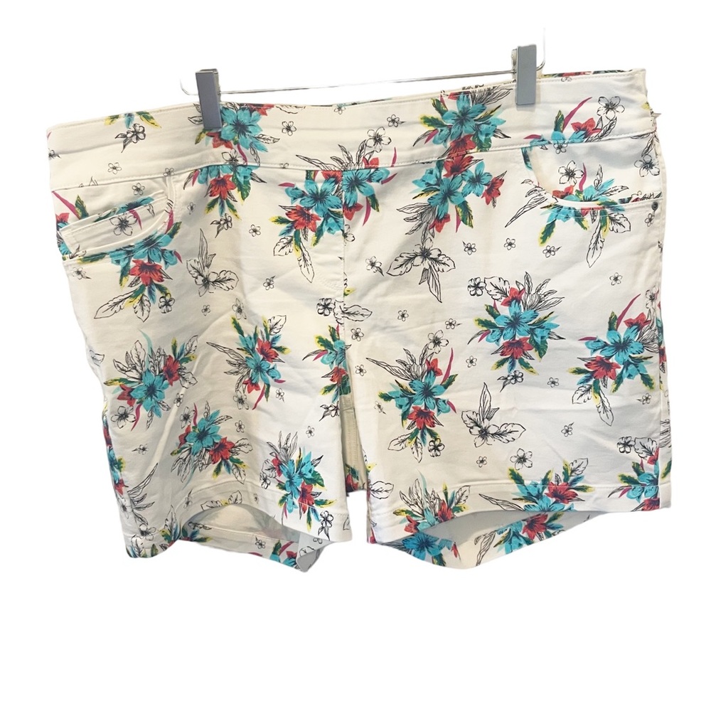 Westbound Women’s Size 18 Shorts Tropical Pattern